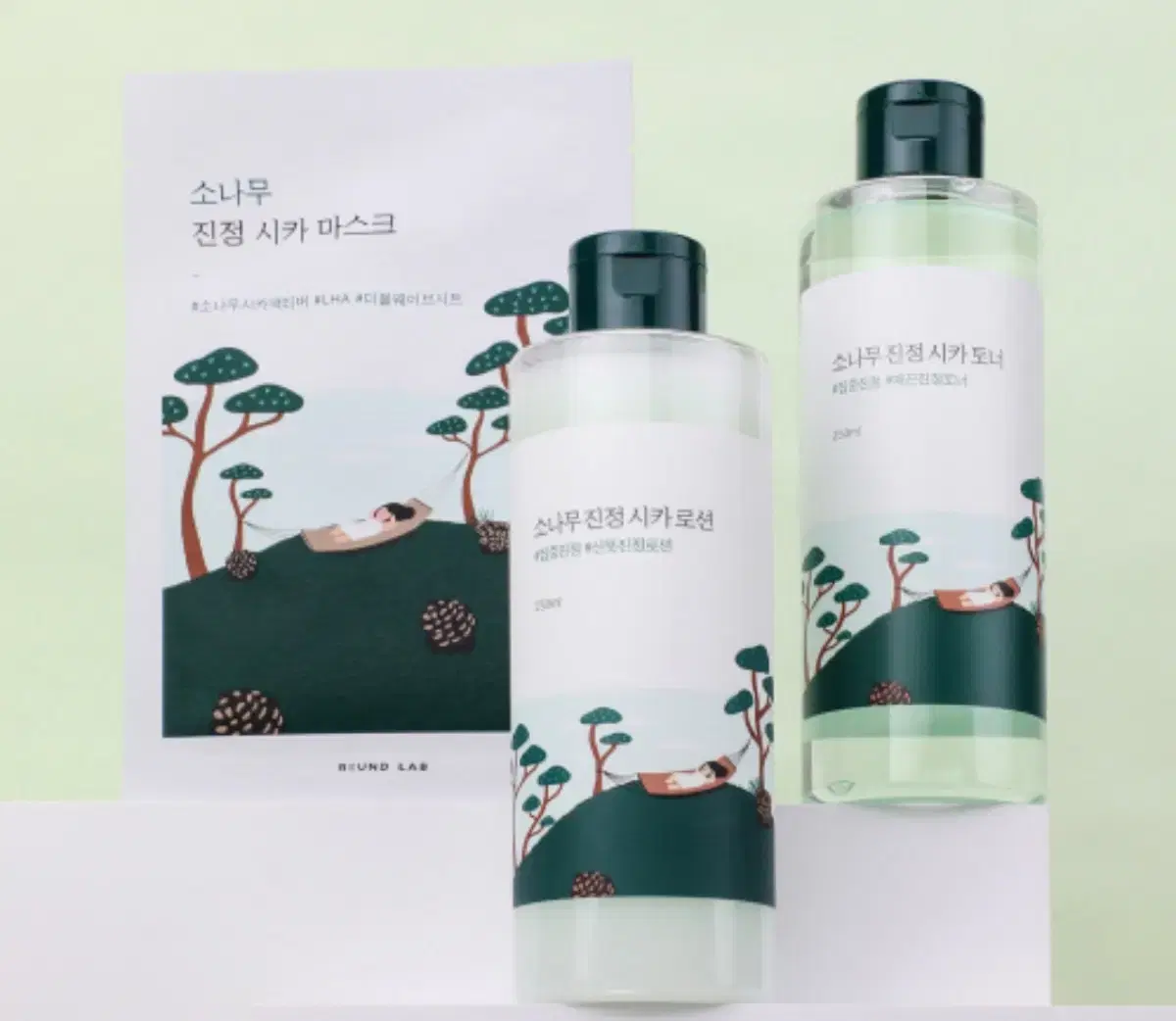 (새상품 미개봉 하루특가) 라운드랩 소나무 진정 시카 토너 250ml +