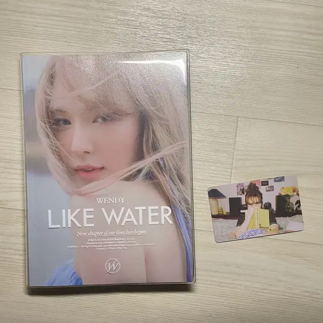 레드벨벳 웬디 라이크 워터 like water 앨범