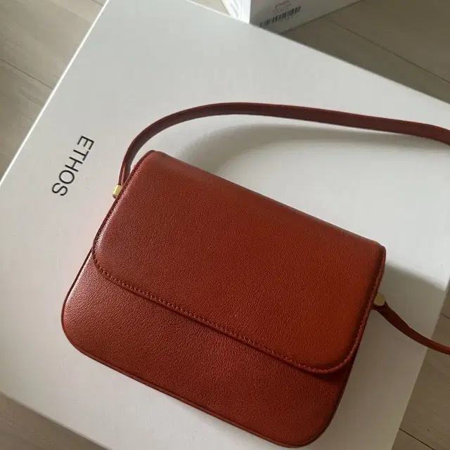 ETHOS MINI FLIP BAG (red) 에토스가방 미니플립백