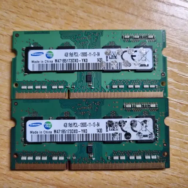 4GB pc3 12800s 노트북용 메모리