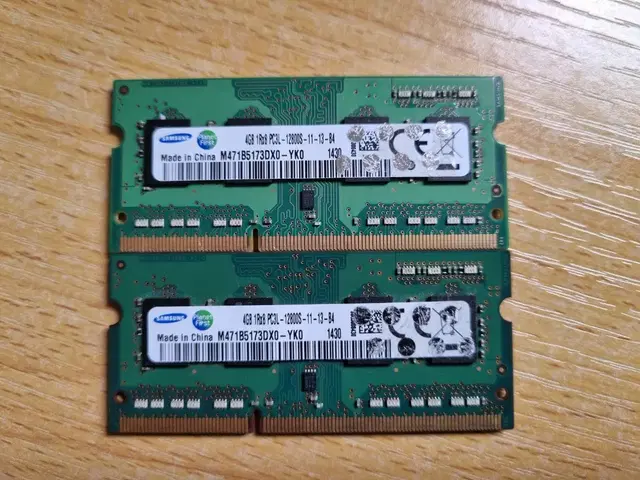 4GB pc3 12800s 노트북용 메모리