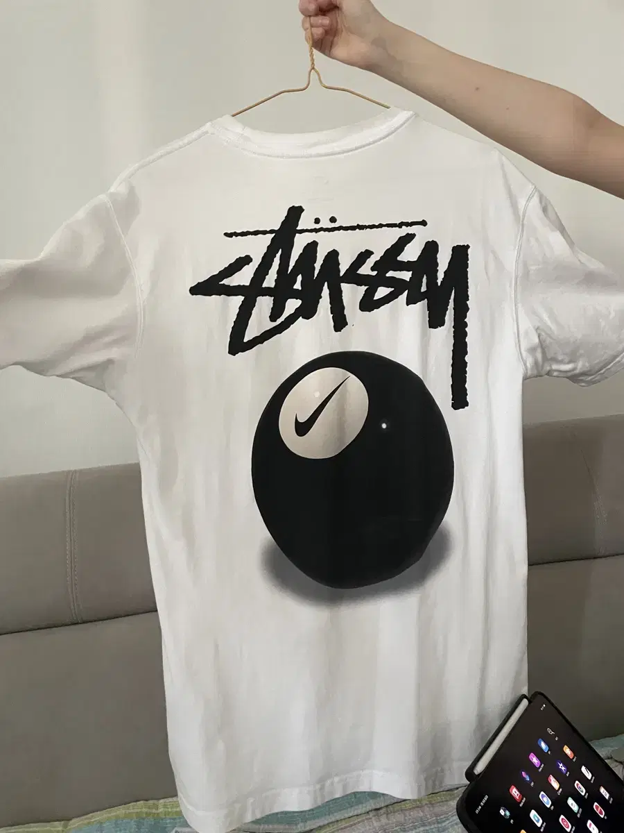 Nike 8 Ball T-Shirt White Stussy Sell