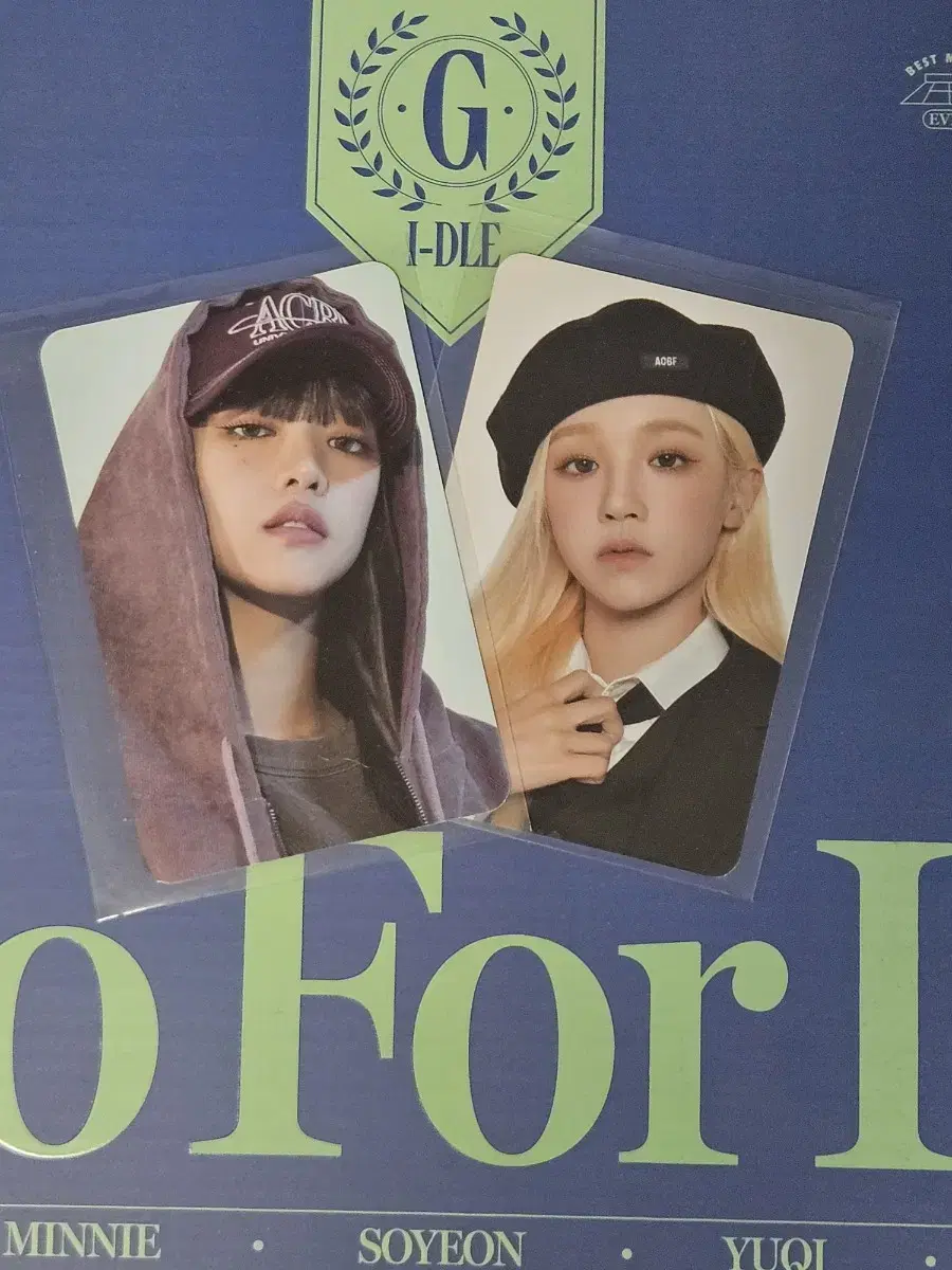 (women)gidles acbf yuqi minnie photocard