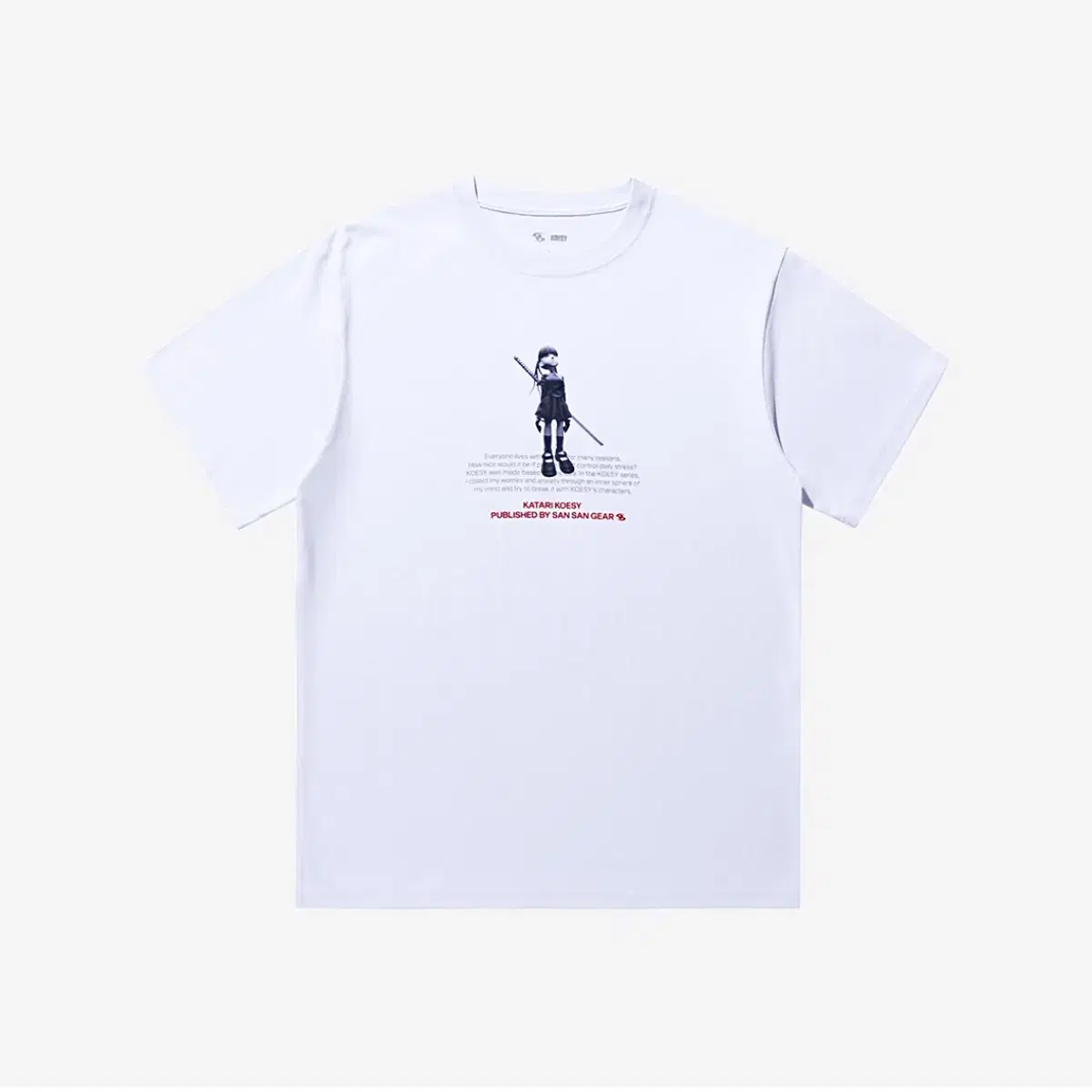 [1] San San Gear Koetsi Welt T-Shirt White 23SS Vahn