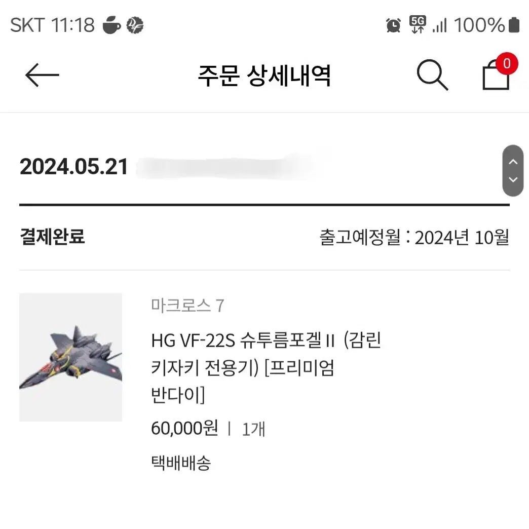 마크로스 HG VF-22S 슈투름포겔2 (감린 키자키 전용기) 주소이전