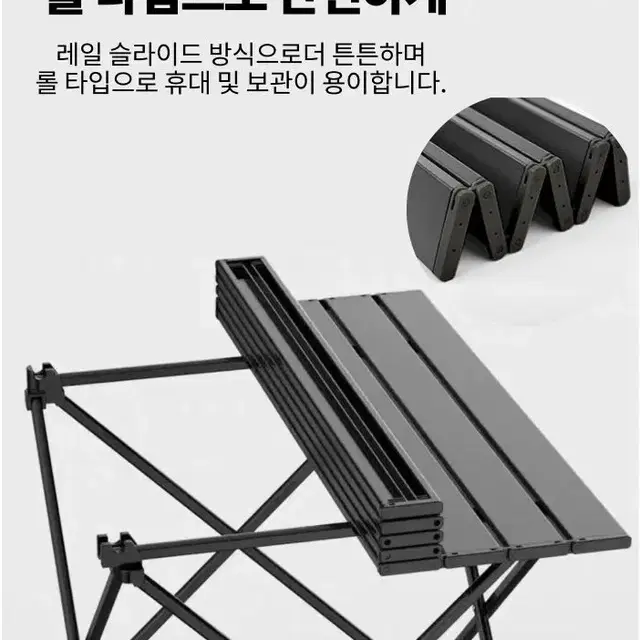 캠핑 블랙테이블 새제품 사이즈 대.소