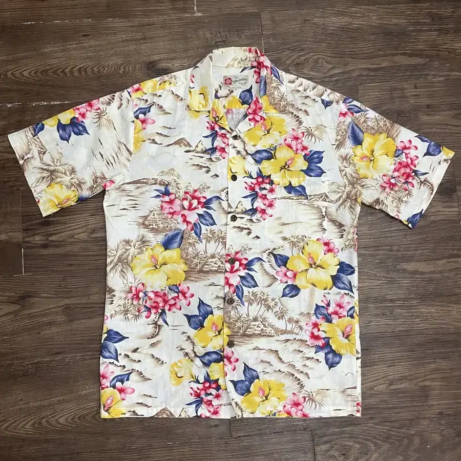 90s Hilo Hattie Hawaii Made 오리지널 하와이안 셔츠