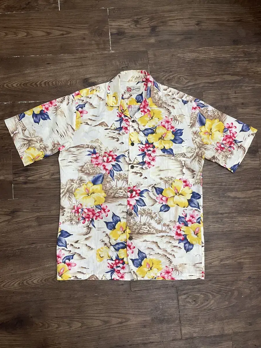 90s Hilo Hattie Hawaii Made 오리지널 하와이안 셔츠