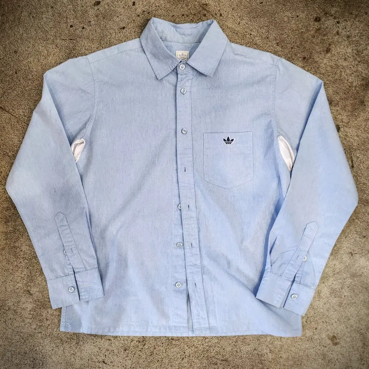 Adidas Oxford Shirt Sky Blue M 100