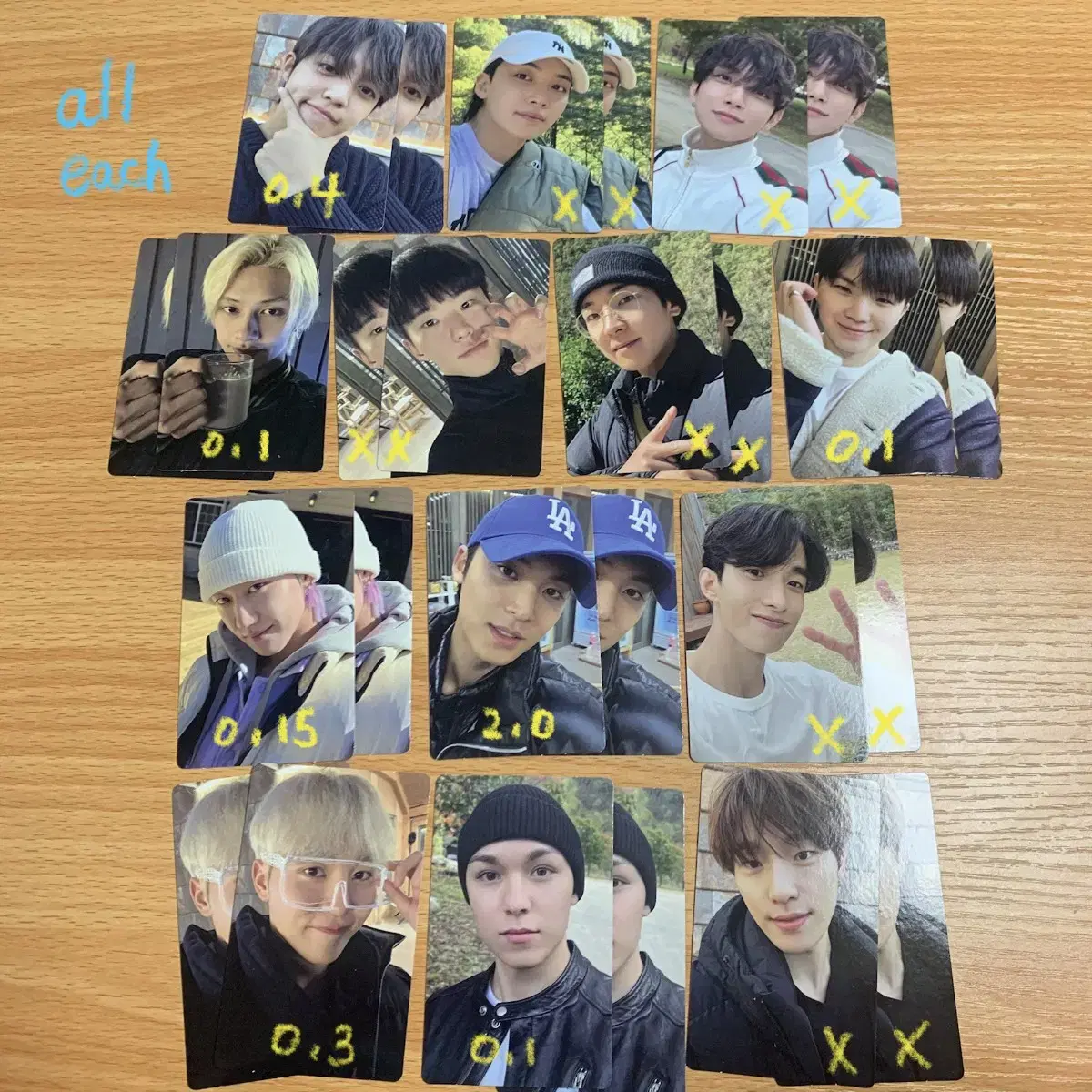 Seventeen in the Forest2 photocard Koops Junhui woozi the8 mingyu seungkwan vernon