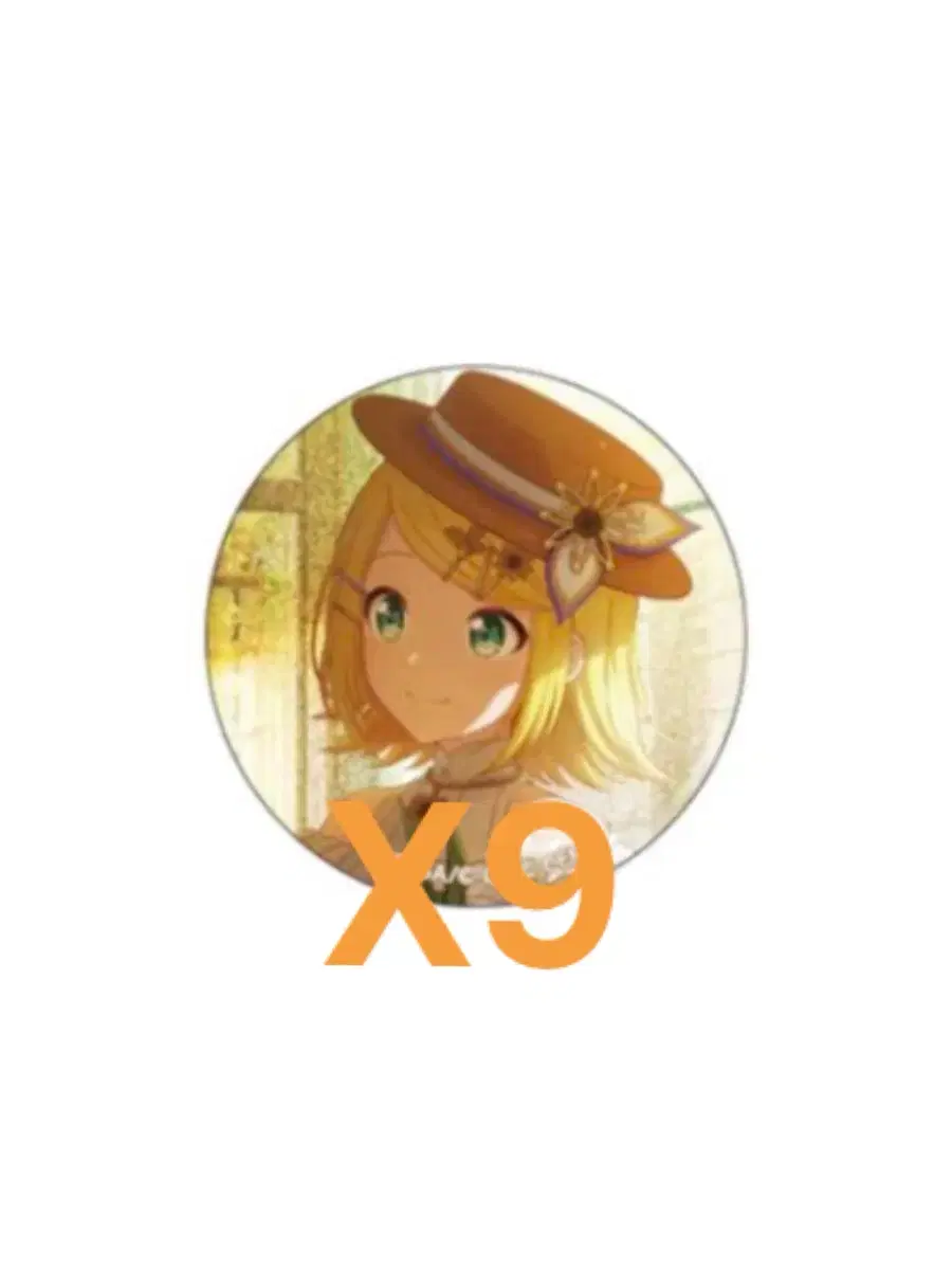 Kagamine Rinmachi Street Can Badge 9 pseudo-cars