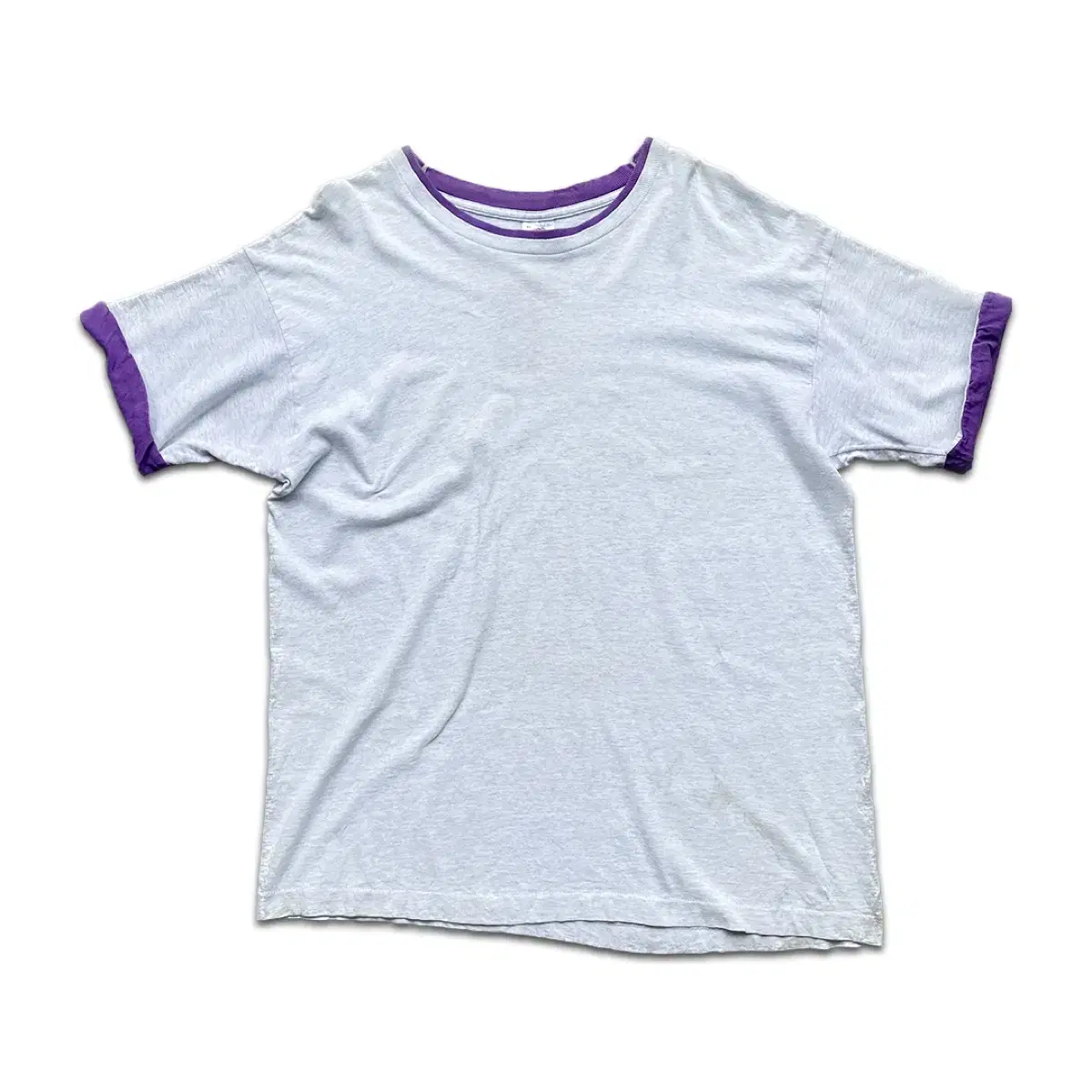 90s Double color blank tee