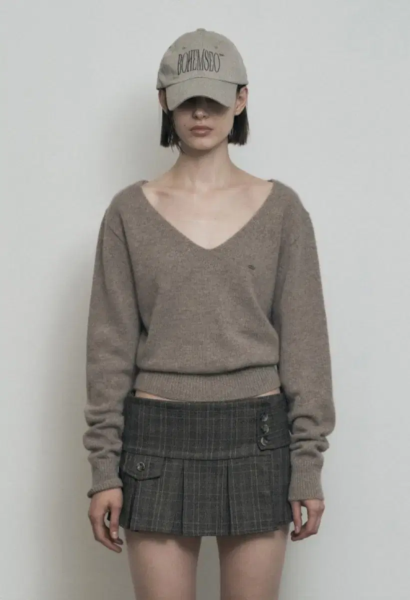 보해미안서울 23 F/W PLEATED WRAP SKIRT