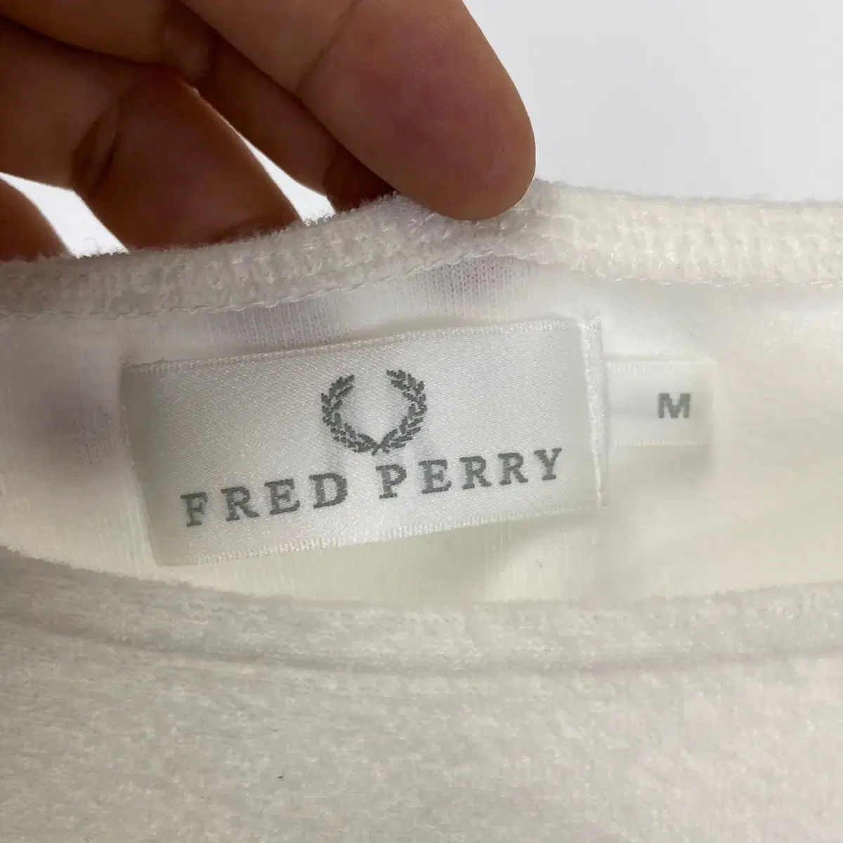 빈티지 FRED PERRY 사이드 버튼 타올 코튼 티셔츠