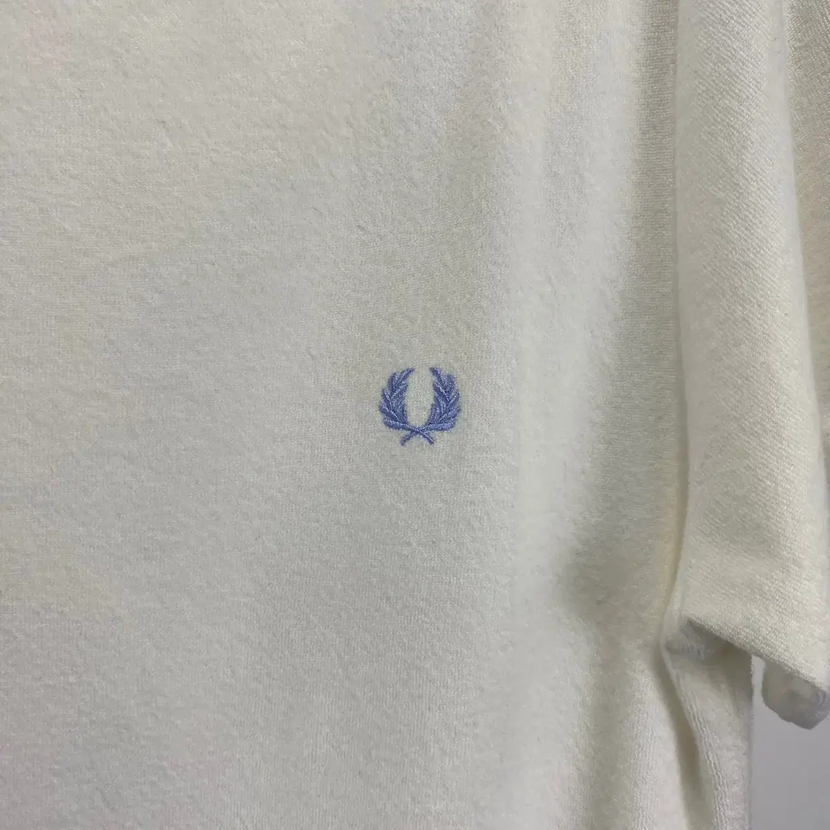 빈티지 FRED PERRY 사이드 버튼 타올 코튼 티셔츠