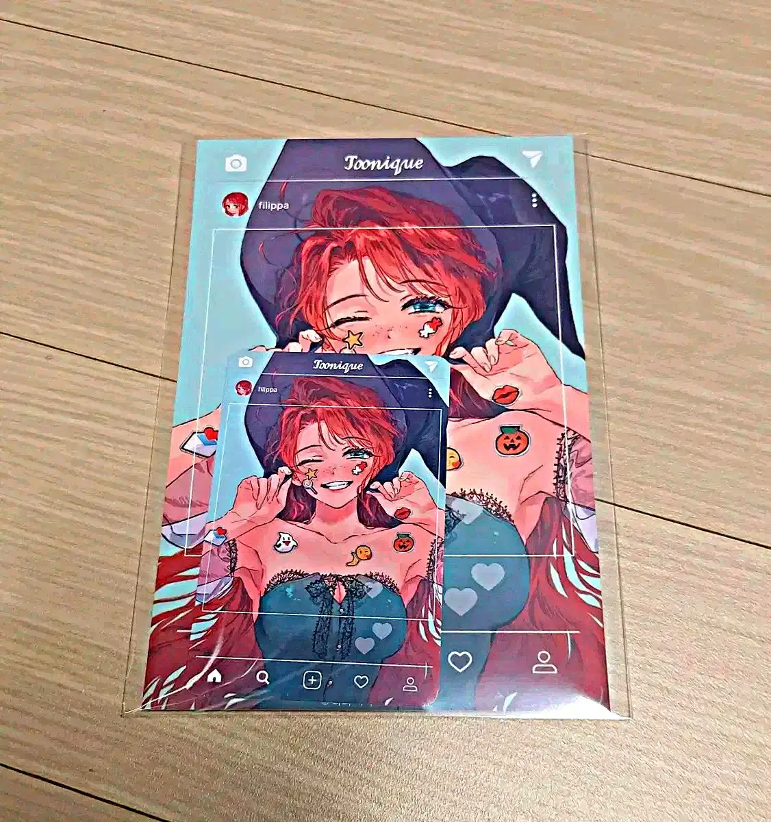 My Witch Tunik Collab Cafe pre-order benefit Philippa Postcards & Photo Cards