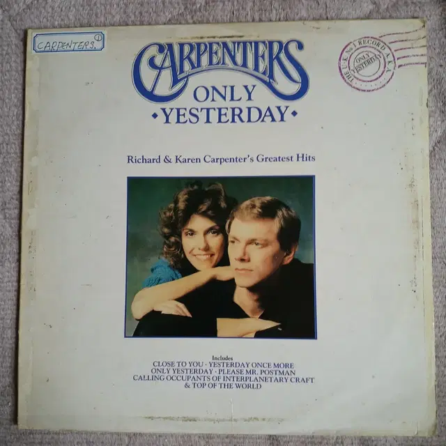 Lp중고 카펜터스 CARPENTERS GREATEST HITS 음반 판매