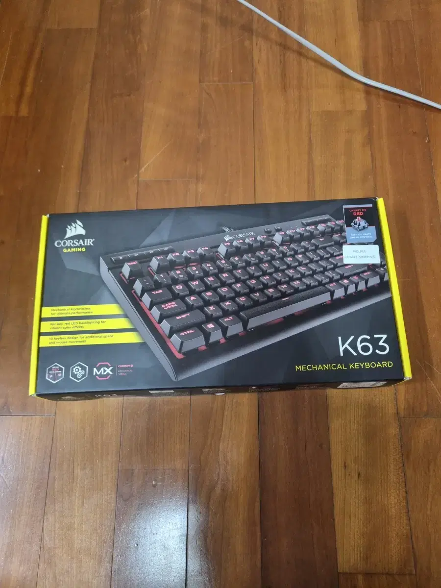 K63_RED CORSAIR 게이밍키보드