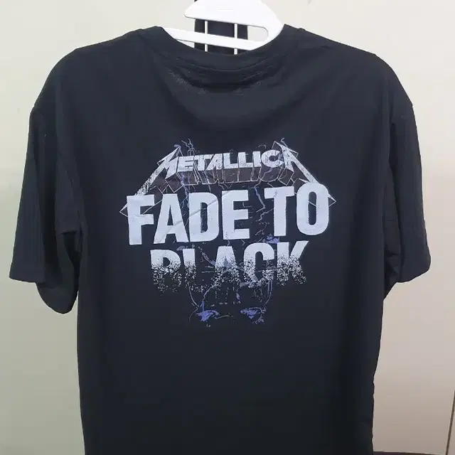 새상품)Metallica-fade to black 남녀공용 코튼반팔티95