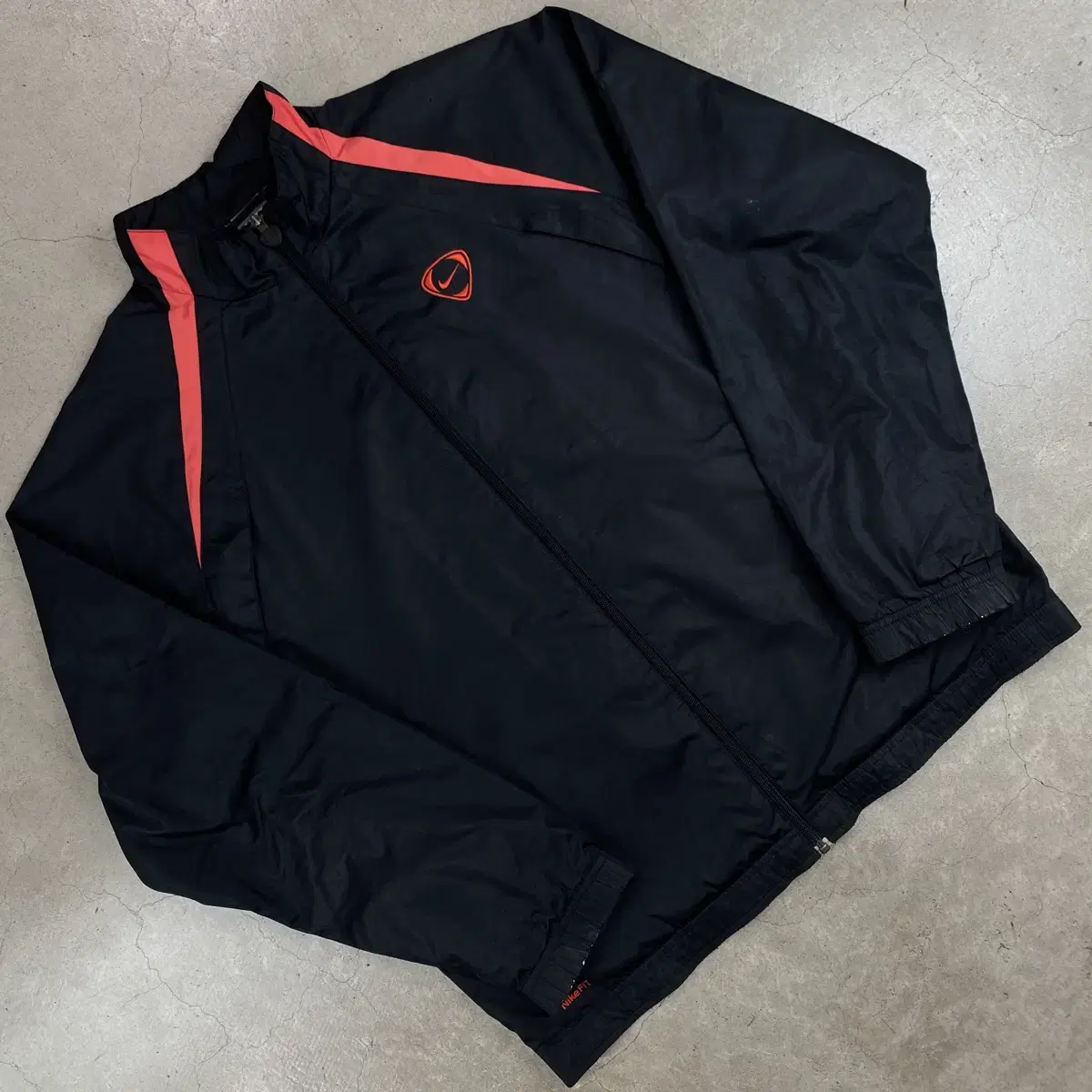 Nike Timpo Logo Black Windbreaker