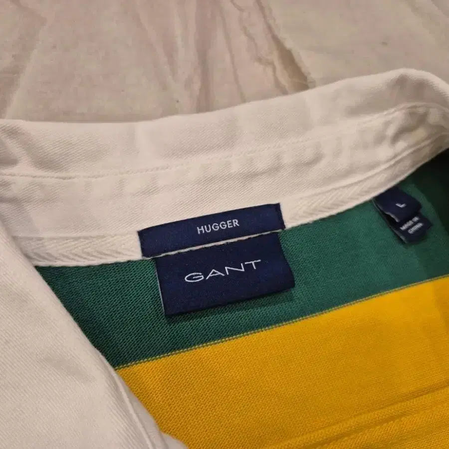 L~XL>GANT 럭비 셔츠