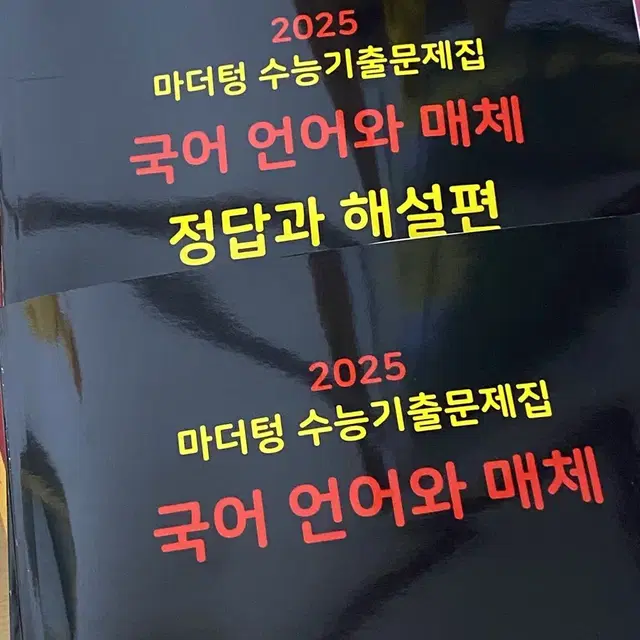 2025 마더텅 검더텅 언어와 매체 기출문제집