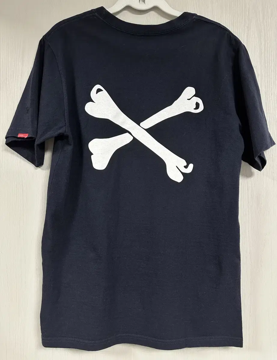 [WTAPS] Double-Tap Crossbone Short Sleeve (2 / Navy)