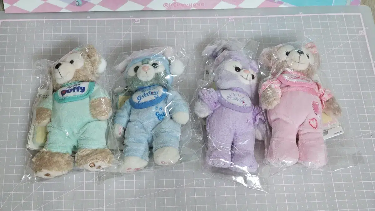 Duffy and Friends Pajamas Doll Keyring