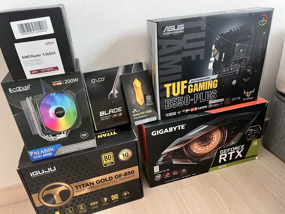 (개인)5600x  rtx3070 오버클럭 게이밍 데스크탑 컴퓨터팝니다