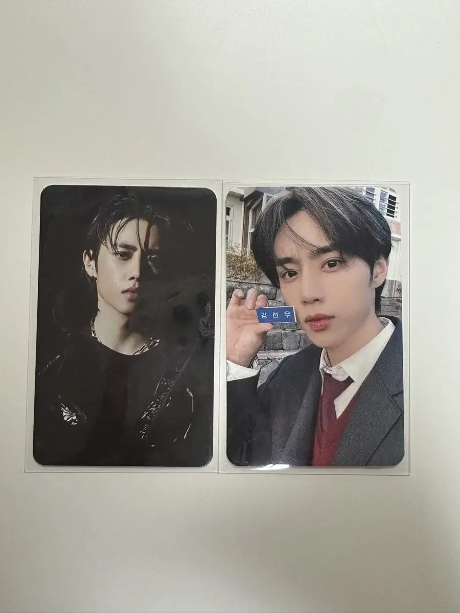 The Boyz sunwoo name badge photocard