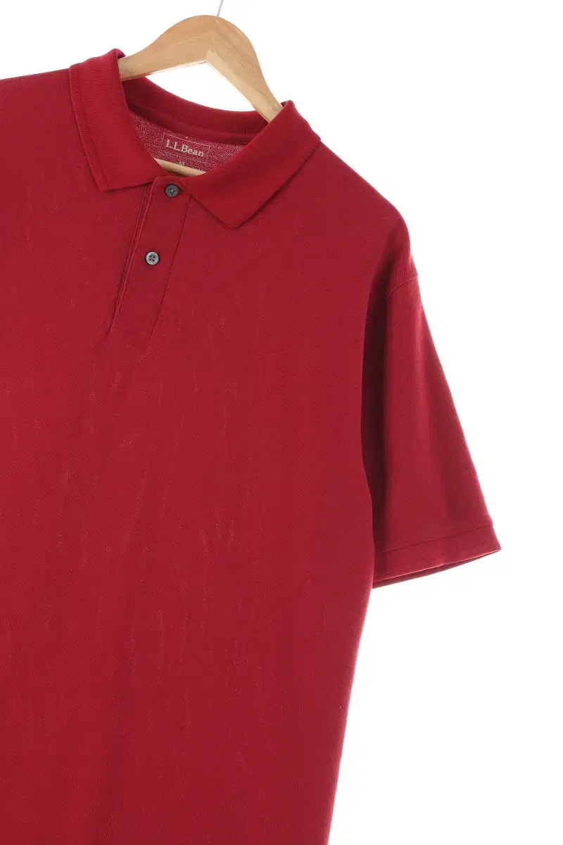 (M) BrandVintage Short Sleeve kara T-Shirt L Elvin Red Cotton Plain-DC8D