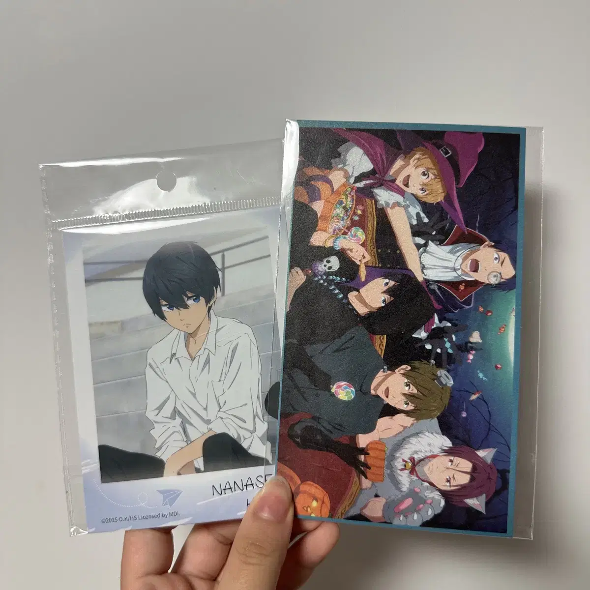 FREE! Haruka Makoto Rin Goods postcard bromide unsealed