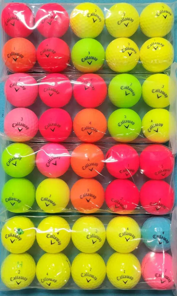 40 Callaway Color Balls - Lost Balls