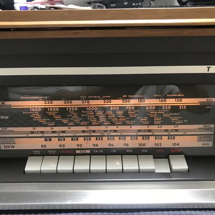 Telefunken  Opus 2650 진공관 리시버 앰프