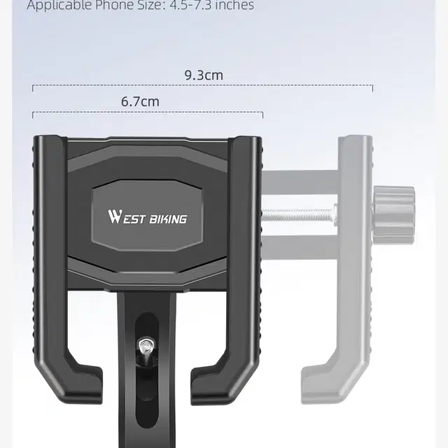 웨스트바이킹 자전거 킥보드 핸드폰 휴대폰 스마트폰 거치대 YP5077