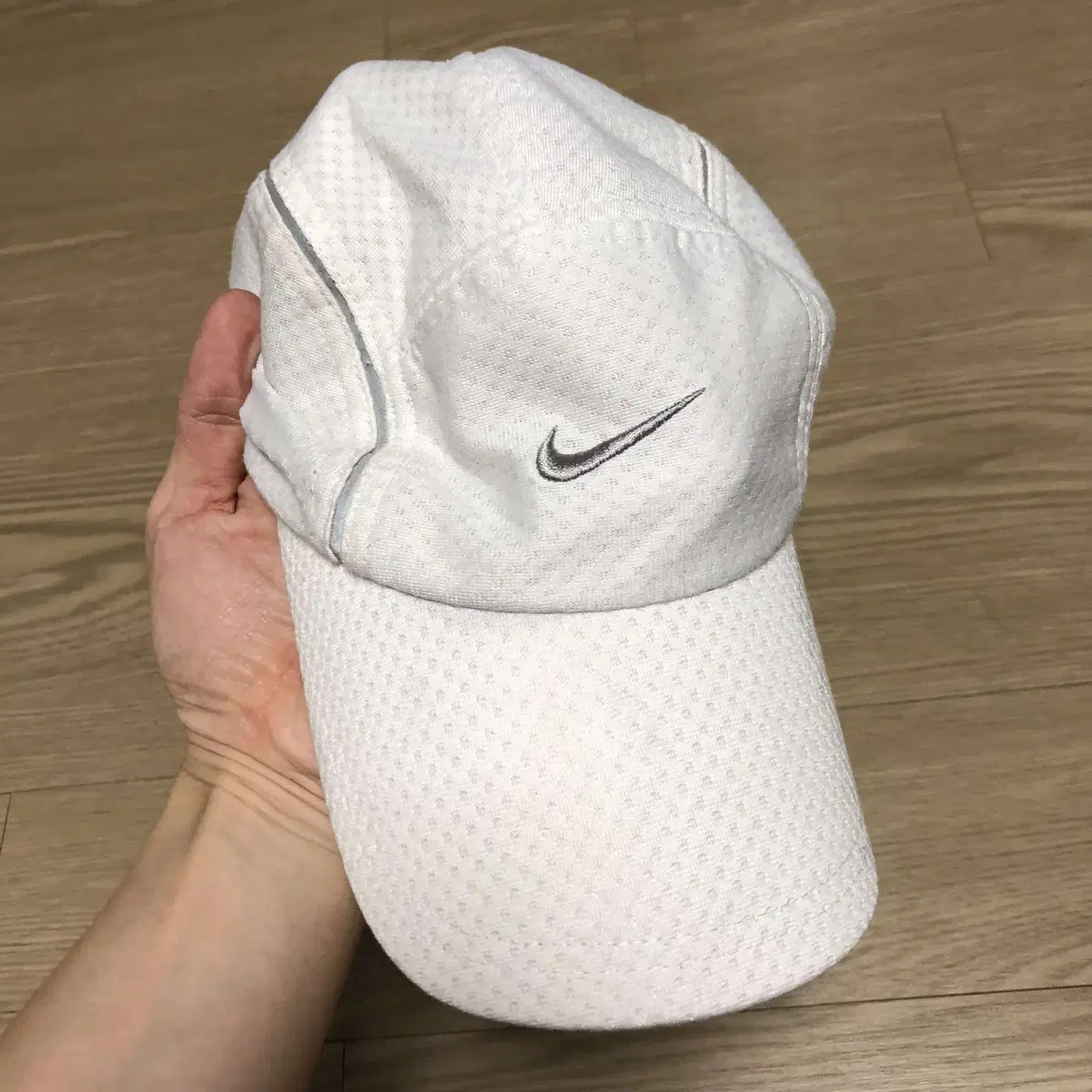 ONE SIZE) 00's 나이키 NIKE 빈티지 메쉬 볼캡 화이트 모자