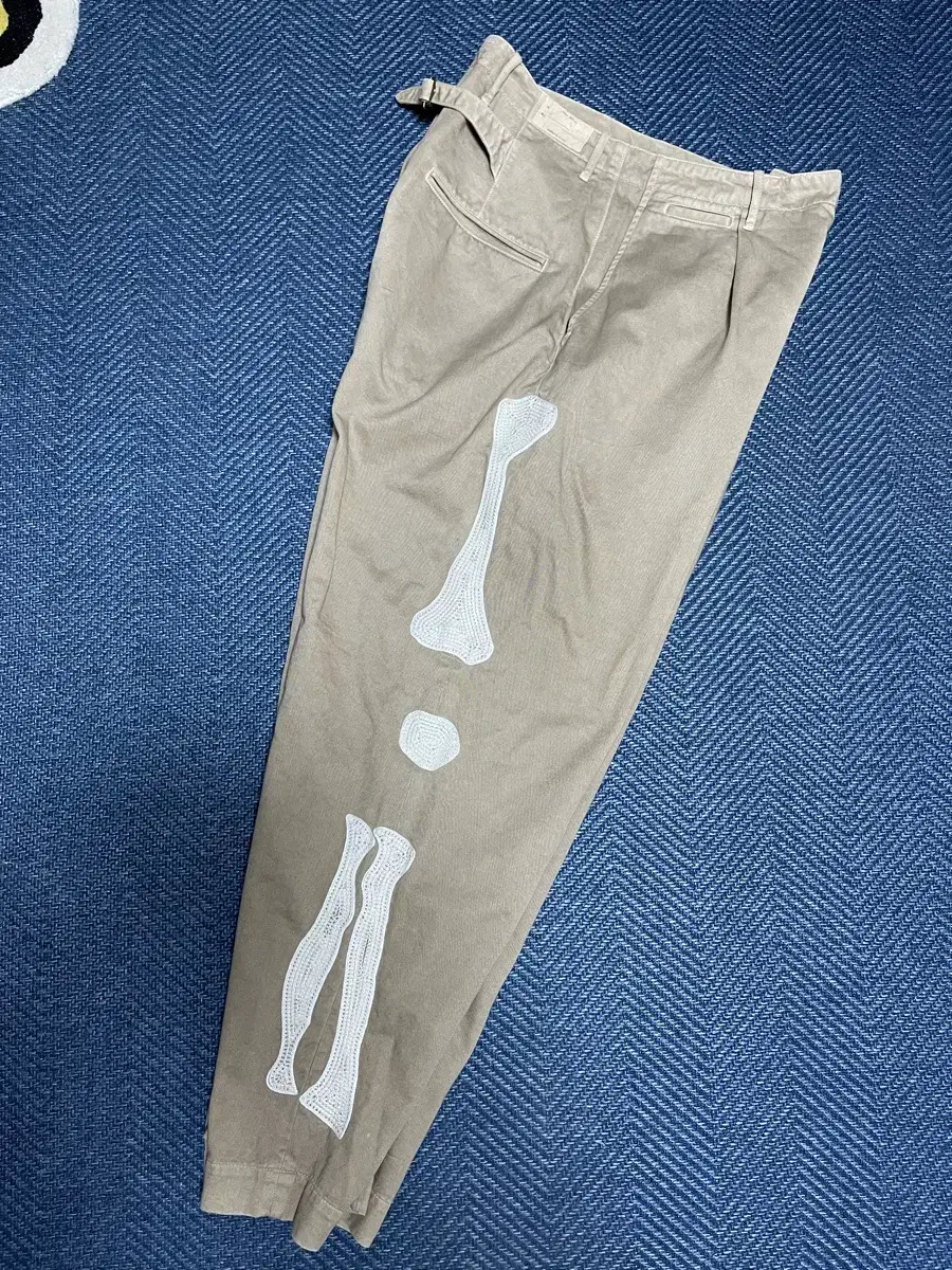 [4]Capital Bone Exhaust Pants Beige