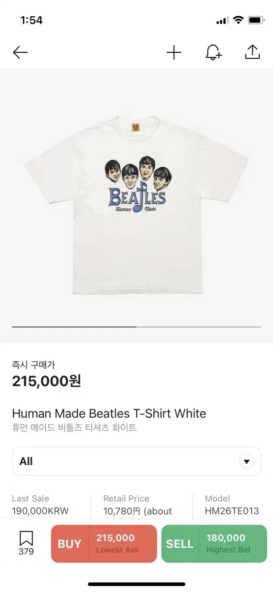 Human Made Beatles T-Shirt