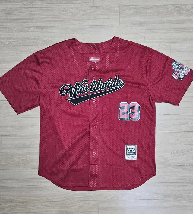 레드 베이스볼 져지 Red Baseball Jersey 2XL