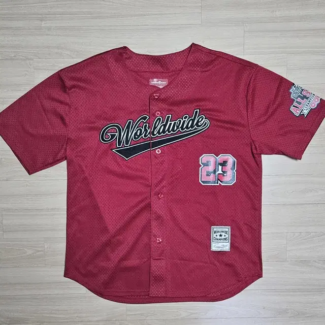 레드 베이스볼 져지 Red Baseball Jersey 2XL