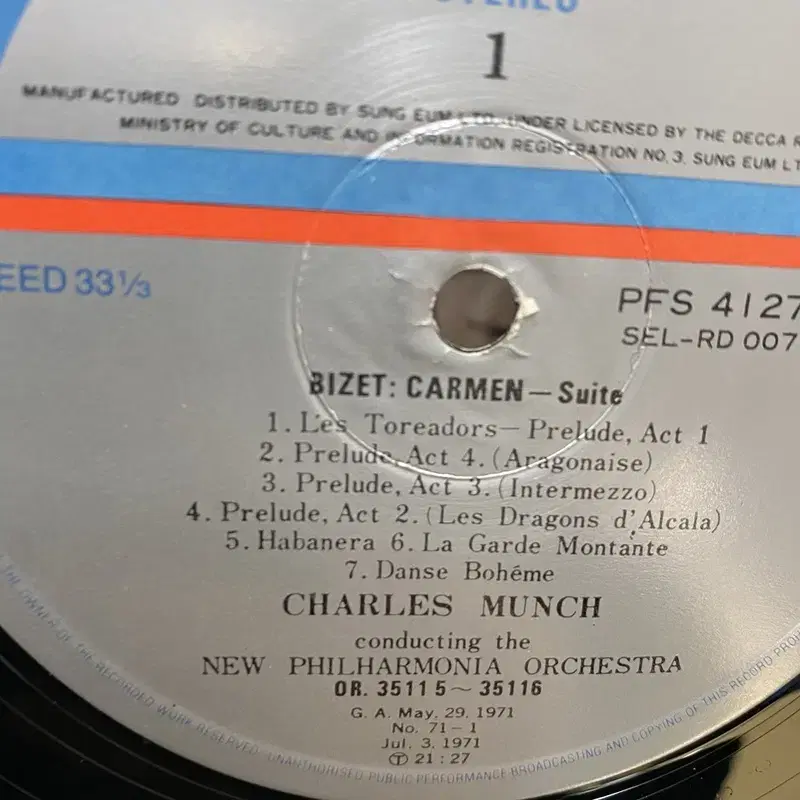 CHARLES MUNCH LP / C2283