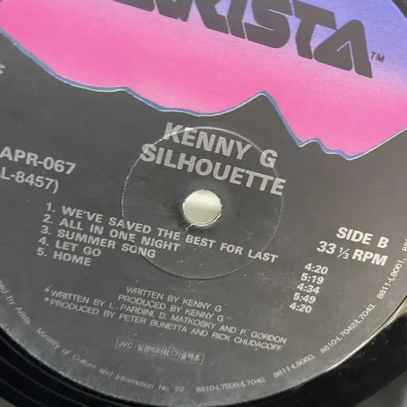 KENNY G LP /  AA2774