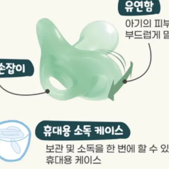 전자레인지 소독 가능) 누크 센서티브 올실리콘 쪽쪽이 공갈젖꼭지