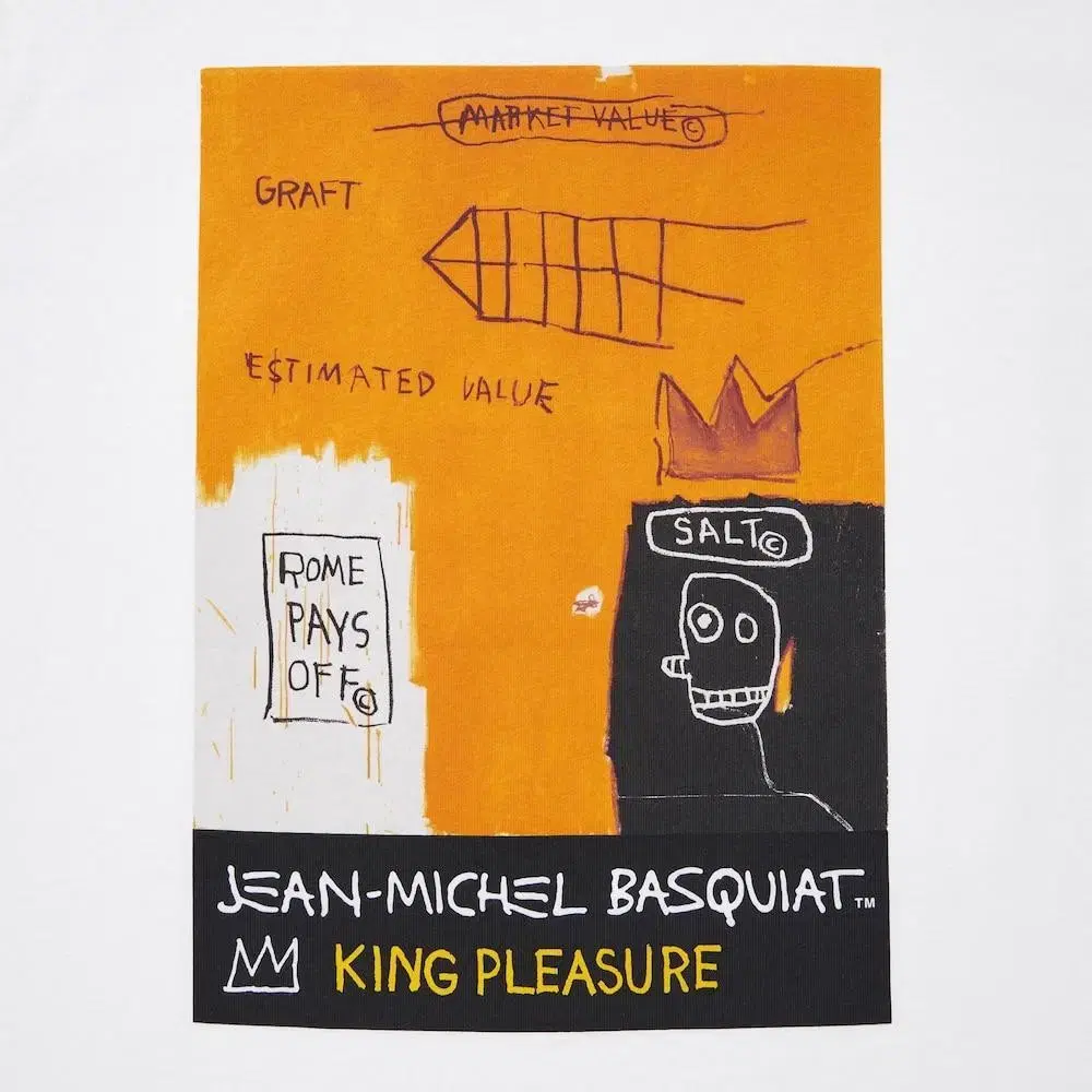 유니클로 Basquiat 오버사이즈 UT 466082