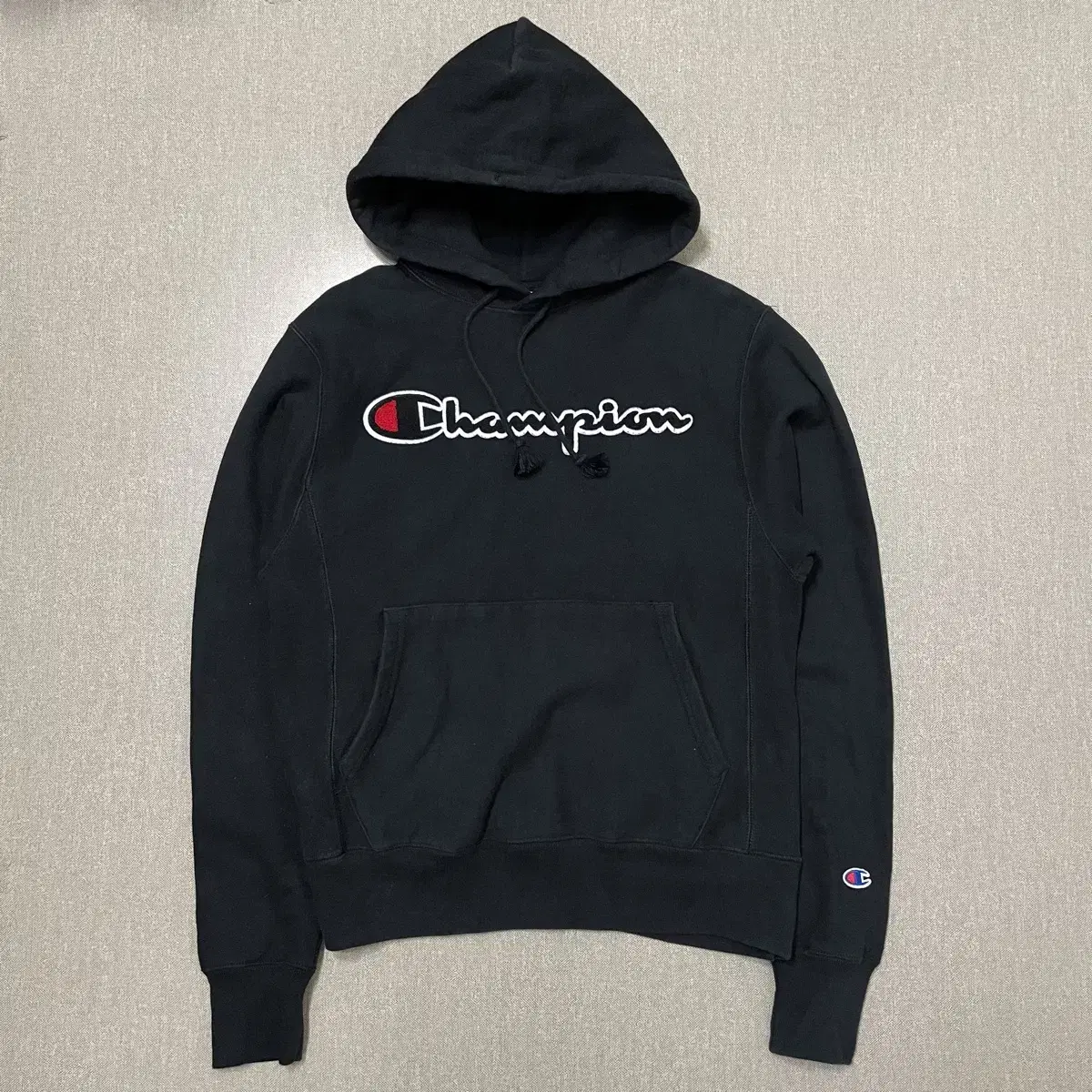 [TAPPO] Champion Reverse Weave Hoodie Black S