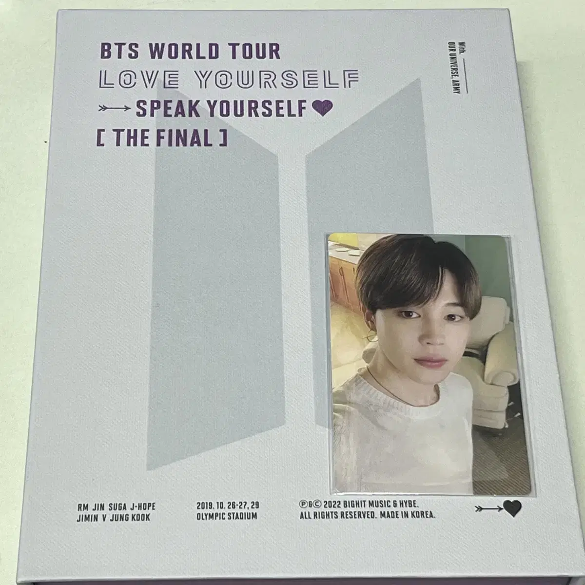 Bts 방탄 스픽콘 스파콘 Dvd 지민 포카포함 풀셋 양도