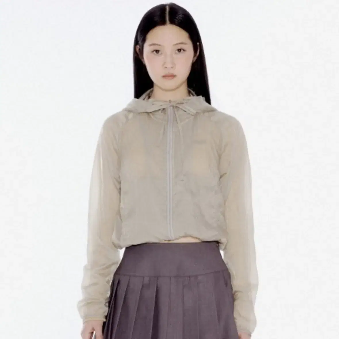 유희 SHEER WIND BREAKER GREY