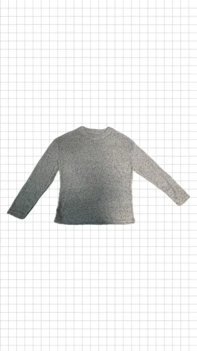 Salantatem) Thin Knit Long Sleeve Tee