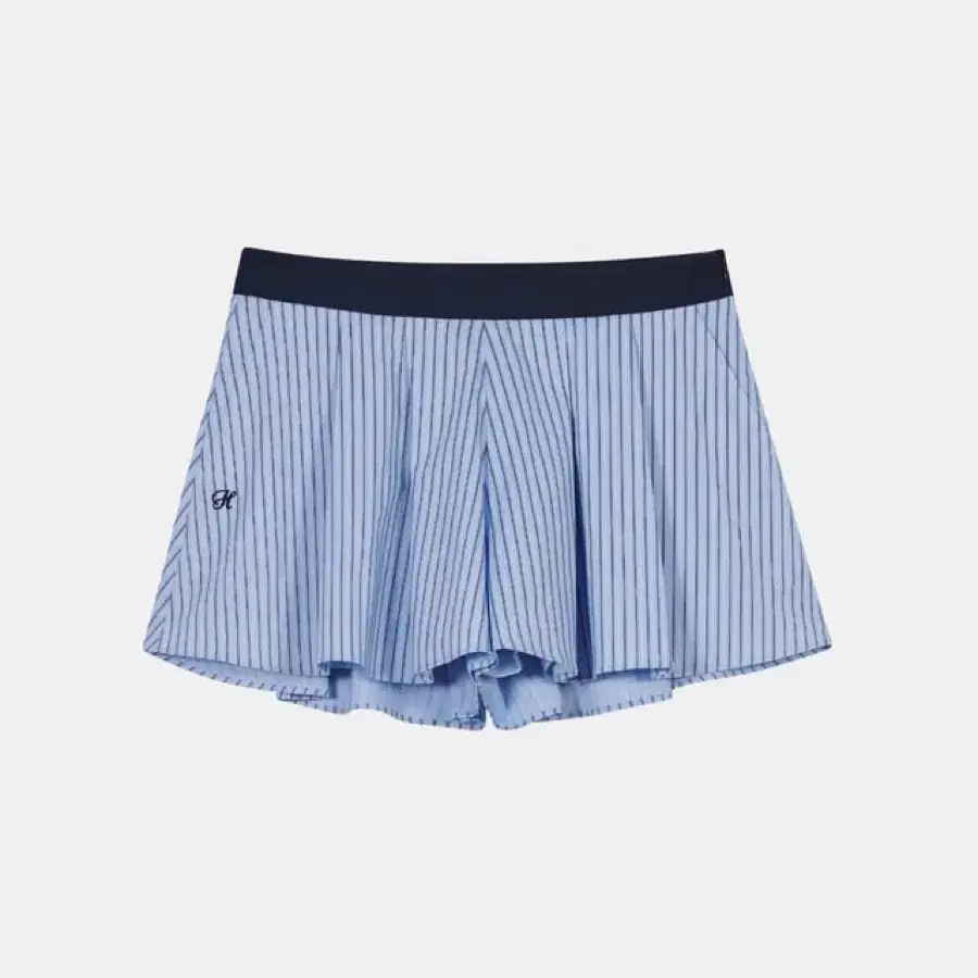 헤더먼트 daddy stripe skirt pants (blue)