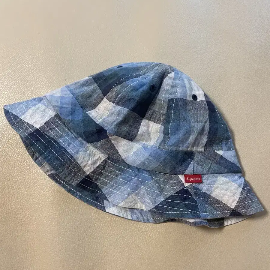 Supreme Plaid Bell Hat 슈프림 체크 버킷햇